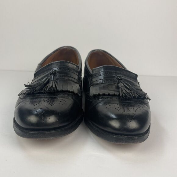 ALLEN EDMONDS Bridgeton Slip On Tassel Loafer Men\'s Size 11 Black Dress Shoe main image 7